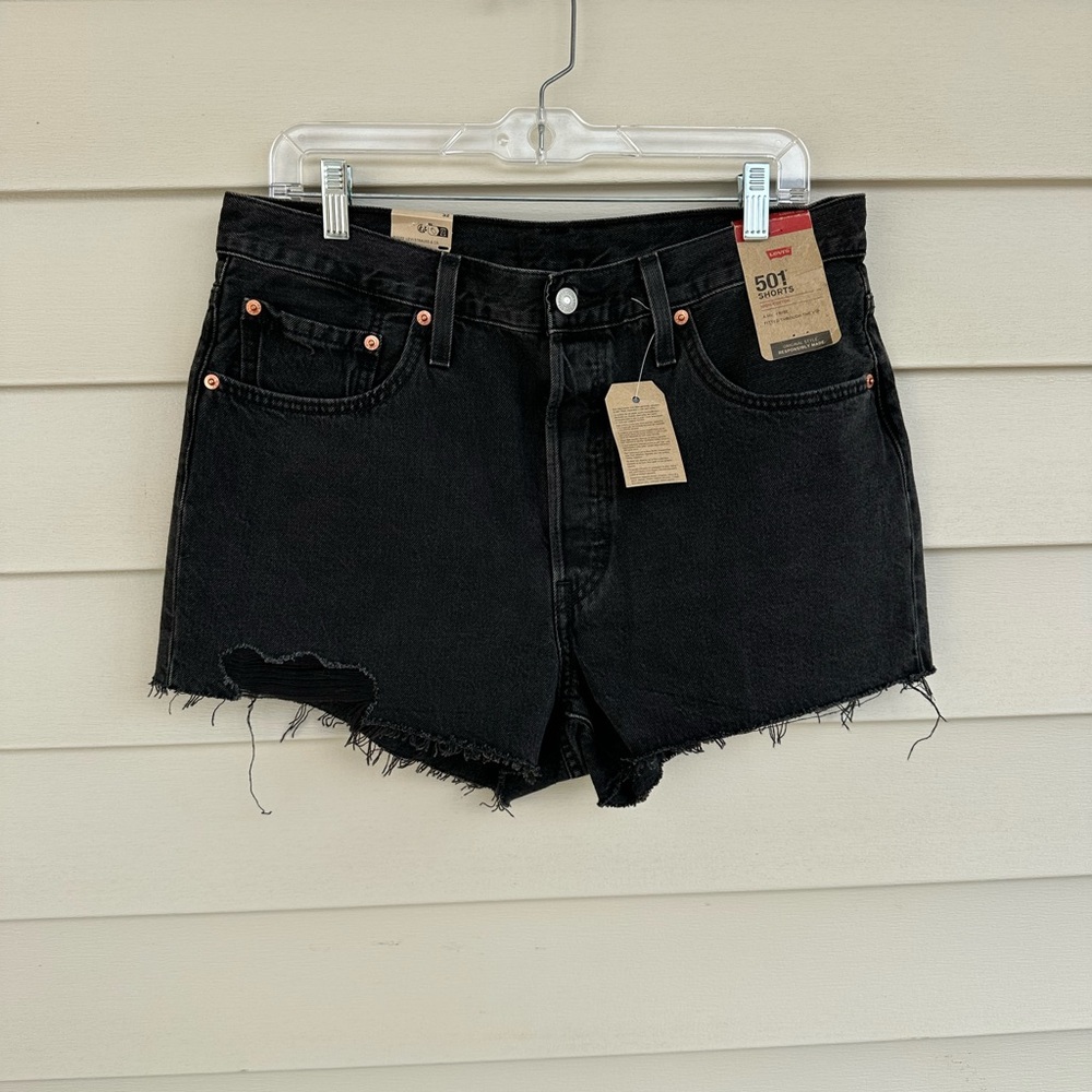 Levi's Women's Black Jean Shorts